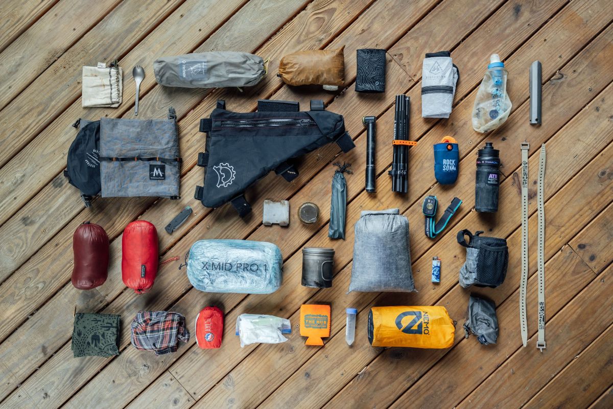 Ultralight fast-and-light bikepacking kit